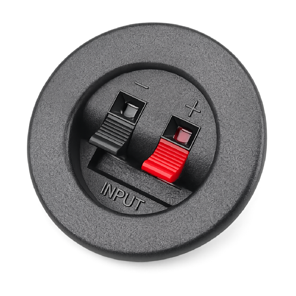 Amaso Audio AM-S01 Round Speaker Terminal Cup with Spring Clip Connectors