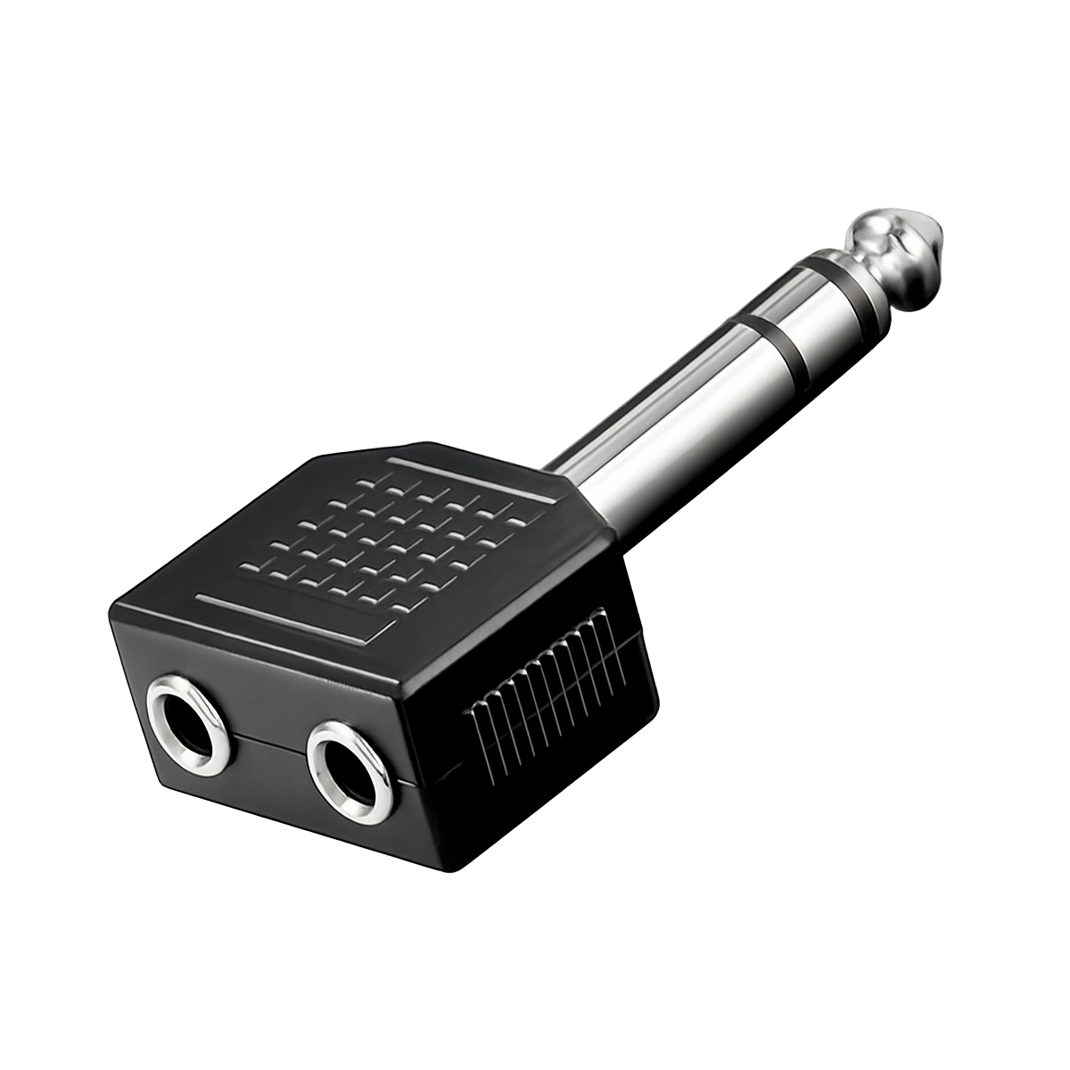 Powermaster 4215 – 6.3 mm Stereo Male to 2 x 3.5 mm Stereo Female Converter Adapter